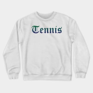 Tennis Gradient Text Crewneck Sweatshirt